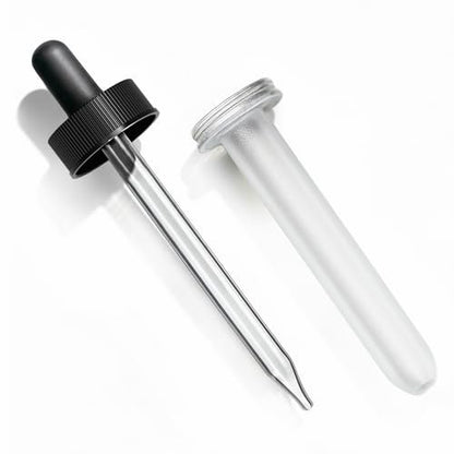 Glass Oil Dropper for 4 oz Bottles with Plastic Protector – Essential Oils & Carrier Oils – Handcraft Blends