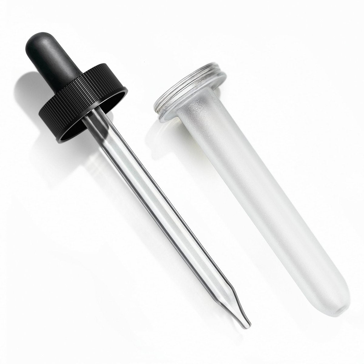 Glass Oil Dropper for 4 oz Bottles with Plastic Protector – Essential Oils & Carrier Oils – Handcraft Blends - görsel 1
