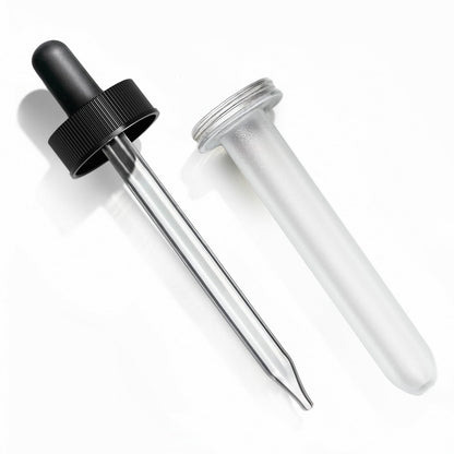 Glass Oil Dropper for 4 oz Bottles with Plastic Protector – Essential Oils & Carrier Oils – Handcraft Blends