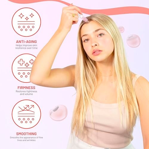 BRÜUN Peptox Peptide Facial Serum Ampoule – Hydrating Korean Skincare Serum for Face and Body, 1.18 fl.oz Avelisse