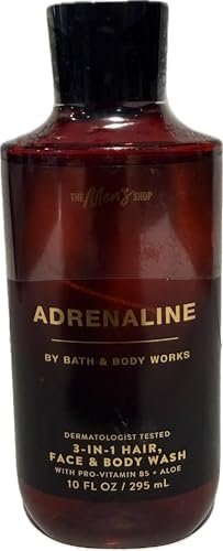 Bath & Body Works Adrenaline 3-in-1 Hair, Face & Body Wash - 10 oz Avelisse