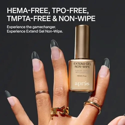 APRÉS Nail Non-Wipe Extend Gel – Soak Off, HEMA-Free, TPO-Free Gel-X Tips Adhesive 15ml / 0.5oz Avelisse