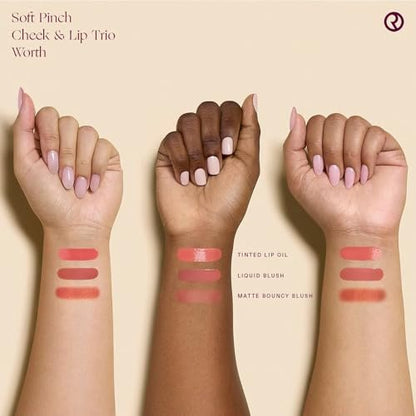 Rare Beauty Soft Pinch Cheek & Lip Trio - Matte Blush, Mini Liquid Blush and Mini Tinted Lip Oil Avelisse