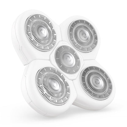 Freebird FlexSeries BodySmooth Rotary Blade Refill for Women - Gentle Shave for Sensitive Skin, 5 Contouring Heads, Mess-Free Cleanup Avelisse