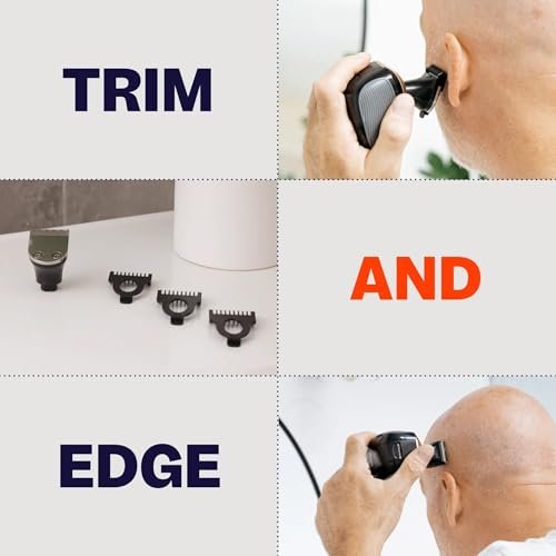 Freebird FlexSeries Precision Clipper & Guards for Detailing, Fading & Trimming – Professional Home Grooming Kit with 3 Safety Guards Avelisse