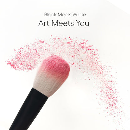 rephr Brush 05 Flagship Face Brush – Handmade Japanese Goat Hair for Blush, Bronzer & Powder Avelisse
