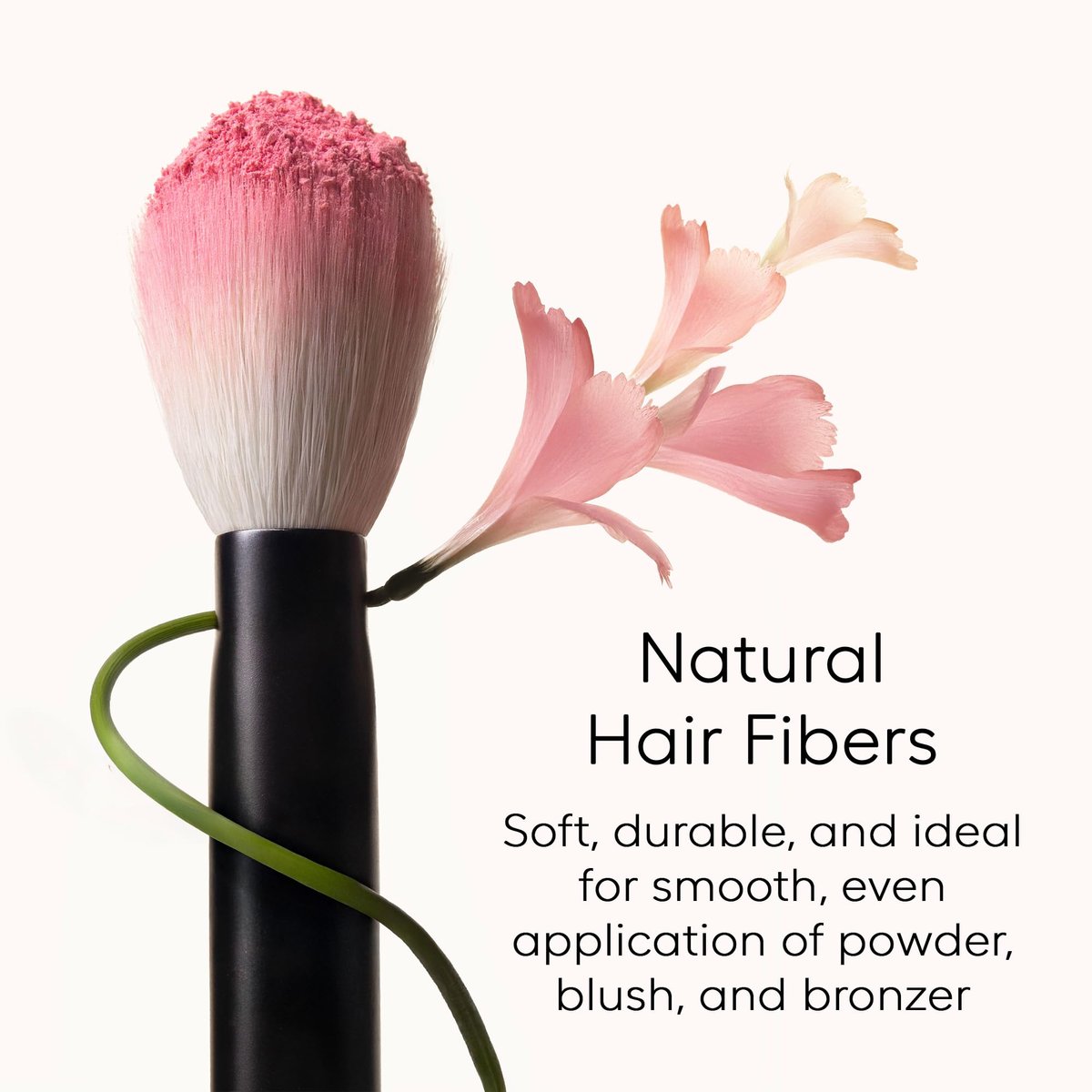 rephr Brush 05 Flagship Face Brush – Handmade Japanese Goat Hair for Blush, Bronzer & Powder Avelisse