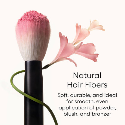 rephr Brush 05 Flagship Face Brush – Handmade Japanese Goat Hair for Blush, Bronzer & Powder Avelisse