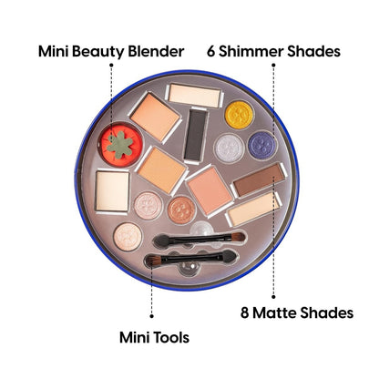 KARA BEAUTY Royal Dansk Palette Limited Edition Holiday Makeup Gift Set - 14 Cookie-Inspired Eyeshadow Shades in Collectible Tin Avelisse