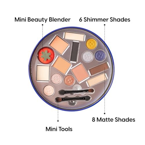 KARA BEAUTY Royal Dansk Palette Limited Edition Holiday Makeup Gift Set - 14 Cookie-Inspired Eyeshadow Shades in Collectible Tin Avelisse