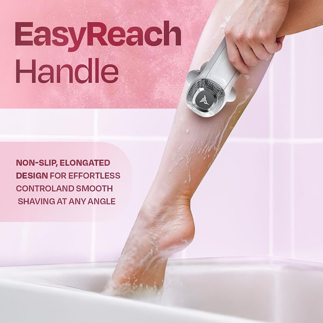 HUMMINGBIRD Flexy Electric Razors for Women – Cordless Rechargeable Waterproof Leg Shaver & Hair Removal Kit with Exfoliator, Cleanser, Travel Case, and Bikini Trimmer Avelisse