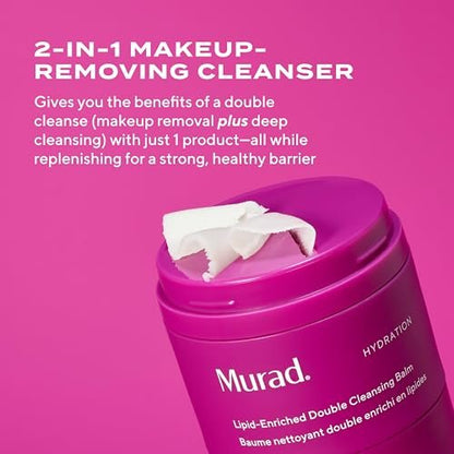 Murad Lipid-Enriched Double Cleansing Balm – Hydrating Balm-to-Oil Face Cleanser & Makeup Remover with Ceramides & Camellia Oil, 1.7 Fl Oz Avelisse