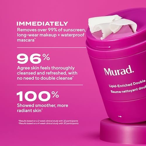 Murad Lipid-Enriched Double Cleansing Balm – Hydrating Balm-to-Oil Face Cleanser & Makeup Remover with Ceramides & Camellia Oil, 1.7 Fl Oz Avelisse