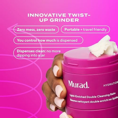 Murad Lipid-Enriched Double Cleansing Balm – Hydrating Balm-to-Oil Face Cleanser & Makeup Remover with Ceramides & Camellia Oil, 1.7 Fl Oz Avelisse