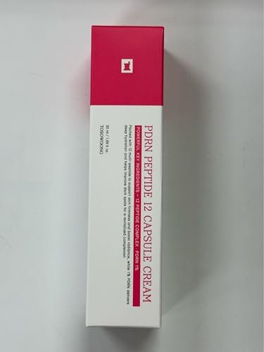 TOSOWOONG PDRN Peptide 12 Capsule Cream - Salmon DNA 10,000ppm, 12 Peptides Anti-Aging Moisturizer with 8 Hyaluronic Acids, Korean Skincare, 50ml Avelisse