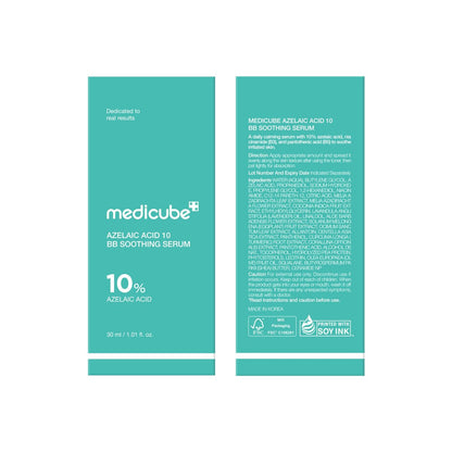 medicube Azelaic Acid 10 Soothing Serum – Clarifying Serum for Troubled & Oily-Prone Skin with B3+B5 – Korean Skincare 30ml Avelisse