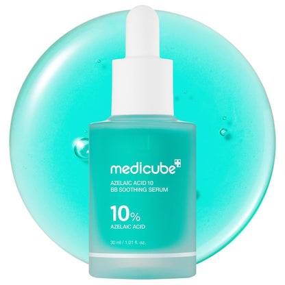 medicube Azelaic Acid 10 Soothing Serum – Clarifying Serum for Troubled & Oily-Prone Skin with B3+B5 – Korean Skincare 30ml Avelisse