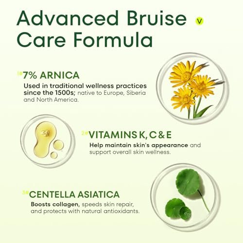 Acolye Arnica Cream for Bruising and Swelling – Extra Strength with Vitamins K, C, E for Seniors 55+ (3.5 oz) Avelisse