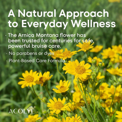 Acolye Arnica Cream for Bruising and Swelling – Extra Strength with Vitamins K, C, E for Seniors 55+ (3.5 oz) Avelisse