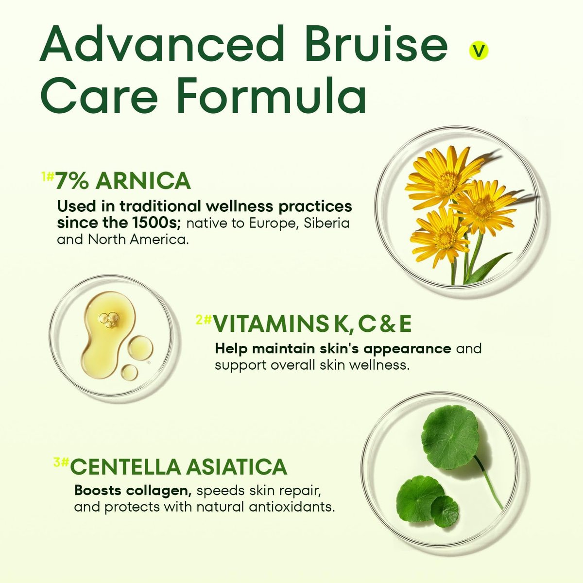 Acolye Arnica Cream for Bruising and Swelling – Extra Strength with Vitamins K, C, E for Seniors 55+ (3.5 oz) Avelisse