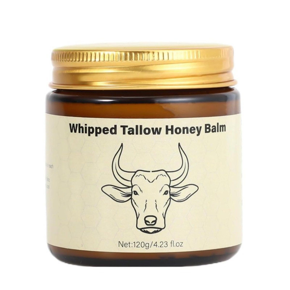 SURORAIN Whipped Tallow Honey Lip Balm & Body Balm – Grass-Fed Tallow Skin Cream for Deep Moisturization, Dry Skin Relief Avelisse
