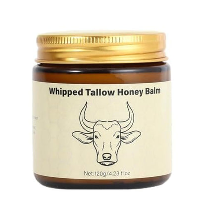 SURORAIN Whipped Tallow Honey Lip Balm & Body Balm – Grass-Fed Tallow Skin Cream for Deep Moisturization, Dry Skin Relief Avelisse