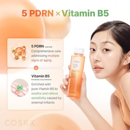 COSRX 5 PDRN B5 Vital Soothing Toner – Korean Skin Care with Salmon DNA & Panthenol (280ml/9.46 fl.oz.)