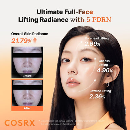 COSRX 5 PDRN B5 Vital Soothing Toner – Korean Skin Care with Salmon DNA & Panthenol (280ml/9.46 fl.oz.)