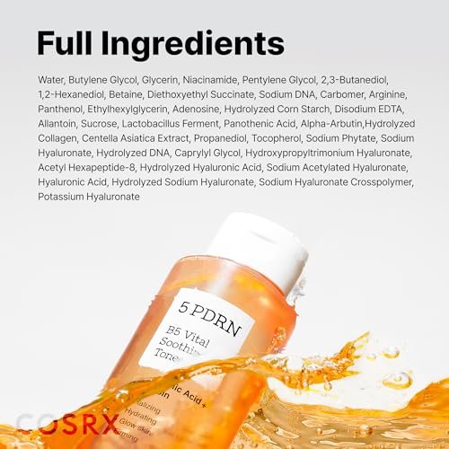 COSRX 5 PDRN Collagen Intense Vitalizing Serum – Firming & Glowing Korean Serum with Salmon DNA, Centella & Lactobacillus PDRN (3.38 fl.oz.) Avelisse