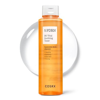 COSRX 5 PDRN B5 Vital Soothing Toner – Korean Skin Care with Salmon DNA & Panthenol (280ml/9.46 fl.oz.)