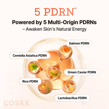 COSRX 5 PDRN Collagen Intense Vitalizing Serum – Firming & Glowing Korean Serum with Salmon DNA, Centella & Lactobacillus PDRN (3.38 fl.oz.) Avelisse