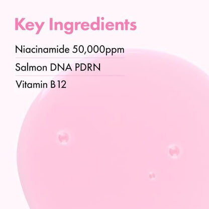 TOSOWOONG Pink PDRN Niacinamide Milky Toner - Dark Spot Care, Salmon DNA PDRN, 3 Ceramides & 12 Peptides, Korean Skincare, 5.07 fl oz