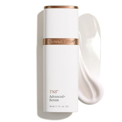 SkinMedica TNS Advanced+ Face Serum - Multi Peptide Serum to Reduce Wrinkles, Fine Lines, Improve Skin Tone & Texture (1 oz) Avelisse