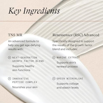 SkinMedica TNS Advanced+ Face Serum - Multi Peptide Serum to Reduce Wrinkles, Fine Lines, Improve Skin Tone & Texture (1 oz) Avelisse