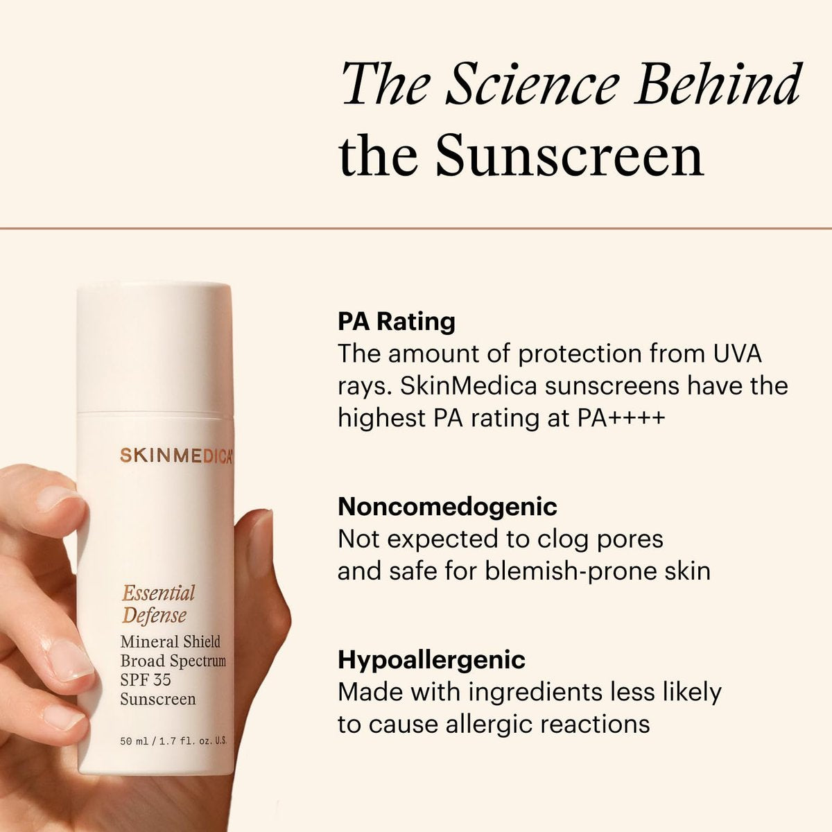 SkinMedica Essential Defense Mineral Shield SPF 35 Face Sunscreen - Sheer Mineral Sunscreen with Lightweight Broad Spectrum UVA/UVB Protection for Sensitive Skin (1.85 Oz) Avelisse
