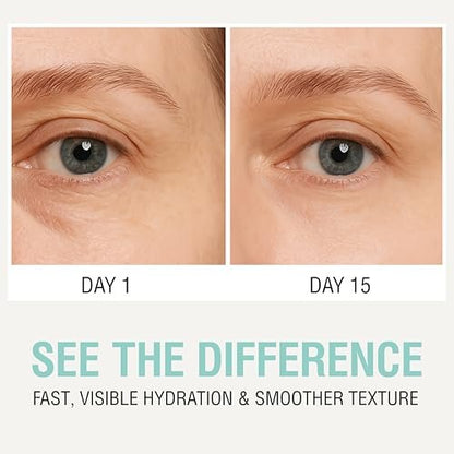 NOVEHA Hydrating Eye Cream for Sensitive Skin - 30 ml / 1 oz - Vegan Ceramide Eye Moisturizer for Dry Eyelids & Under Eyes, Anti-Aging, Fragrance-Free Avelisse