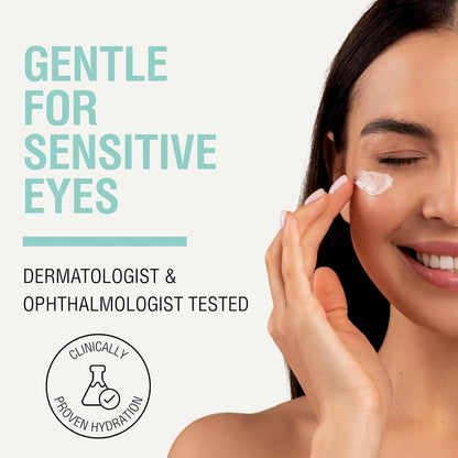 NOVEHA Hydrating Eye Cream for Sensitive Skin - 30 ml / 1 oz - Vegan Ceramide Eye Moisturizer for Dry Eyelids & Under Eyes, Anti-Aging, Fragrance-Free Avelisse
