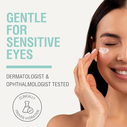 NOVEHA Hydrating Eye Cream for Sensitive Skin - 30 ml / 1 oz - Vegan Ceramide Eye Moisturizer for Dry Eyelids & Under Eyes, Anti-Aging, Fragrance-Free Avelisse