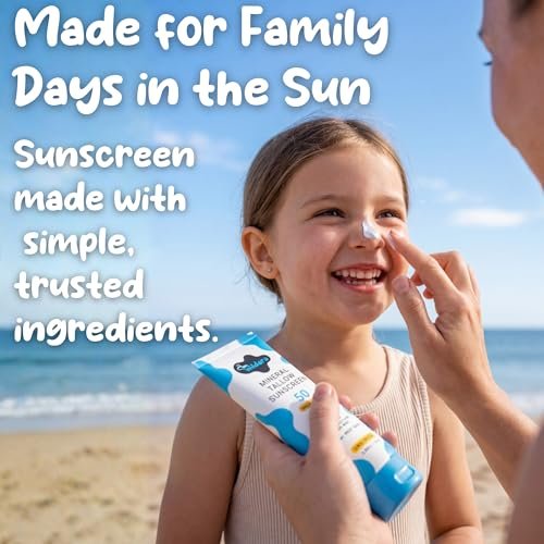 Beef Tallow Sunscreen SPF 50 – Mineral Sunscreen for Face & Body, Unscented, Reef Safe, Water Resistant, Zinc Oxide, Made in USA Avelisse