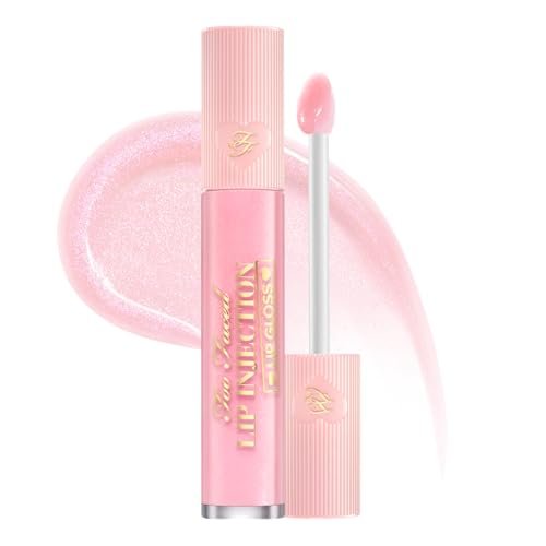Too Faced Lip Injection Lip Gloss - Cooling Instant Lip Plumper, Creates Visible Volume, Hydration & Shine, Pretty Pony, 0.2 Fl Oz - görsel 2