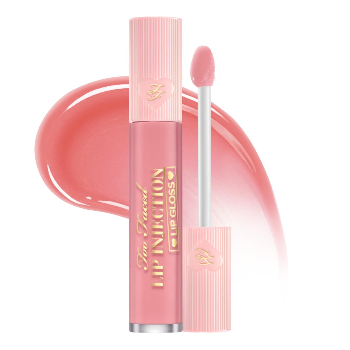 Too Faced Lip Injection Lip Gloss Cooling Instant Lip Plumper - Wifey For Lifey (Warm Rosy Nude) - 0.2 Fl Oz - görsel 1