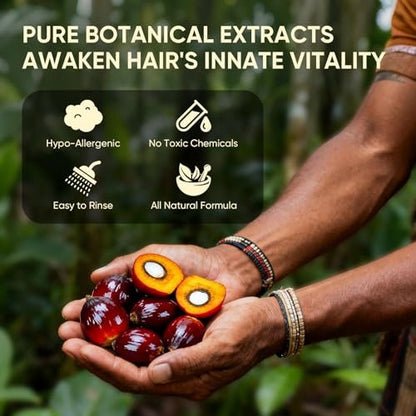 Batana Oil & Rosemary Shampoo for Hair Growth – Reduces Hair Loss, Restores Vitality, Stimulates Regrowth for Men & Women (10.58 fl oz)
