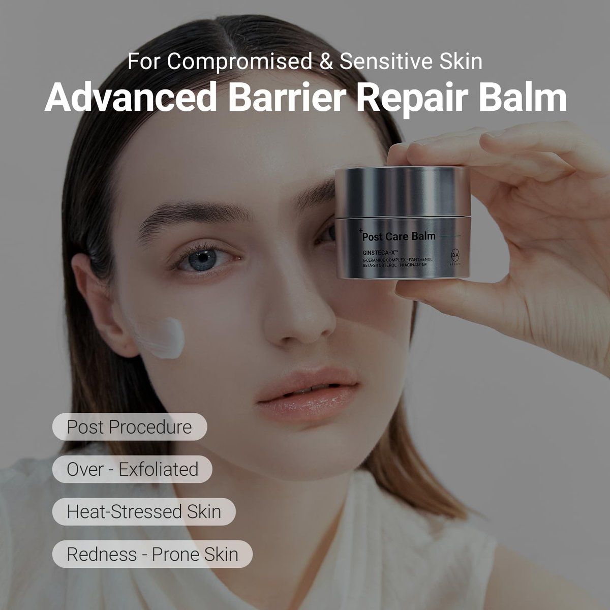 DA EFFECT Post Care Balm - Advanced Barrier Repair Moisturizer with GINSTECAX™, Soothes Sensitive Skin & Relieves Redness, 30ml Avelisse