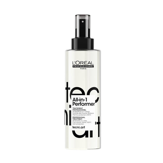 L'Oréal Professionnel Tecni.art All-in-1 Performer Styling Treatment Spray – 30 Benefits in 1, Leave-In, Heat Protection up to 450°F, Anti-Frizz, Shine, Conditioning & Detangling Avelisse