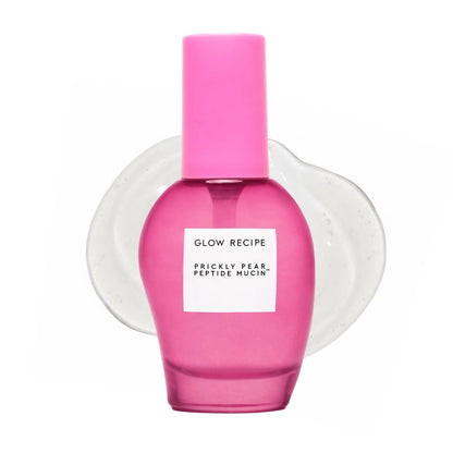 Glow Recipe Prickly Pear Peptide Mucin - Vegan "Snail" Mucin Face Serum for Hydration & Skin Barrier Repair with Pore Refining Bio-Active Peptides - Glass Skin Korean Skincare (1.35 oz) Avelisse