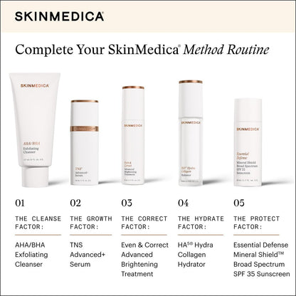 SkinMedica AHA/BHA Exfoliating Face Wash – Gentle Facial Exfoliating Scrub with Jojoba Oil for Smoother, Radiant Skin, 6 Fl Oz (New Packaging) Avelisse