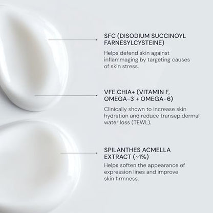 Blueprint Bryan Johnson Moisturizer with SFC & NMN – Age-Defying Face Cream for Firmness, Hydration & Barrier Repair – Fragrance Free, Longevity-Inspired Daily Skincare for Smooth, Youthful Skin Avelisse