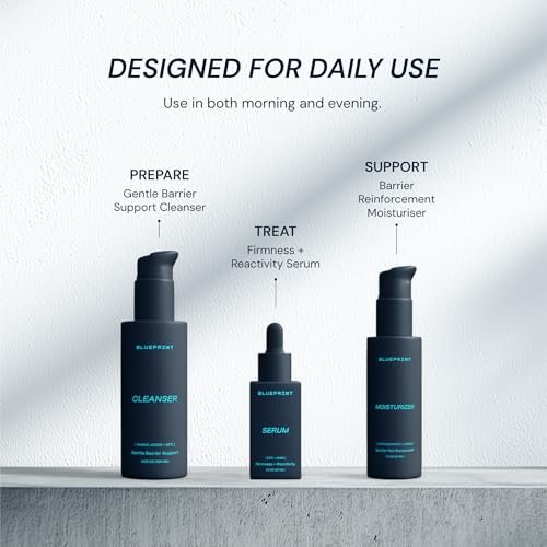 Blueprint Bryan Johnson Gentle Facial Cleanser with SFC & Hyaluronic Acid – Age-Defying Gel Cleanser for Firm, Balanced & Hydrated Skin – Vegan & Fragrance-Free (4.06 Fl Oz) Avelisse