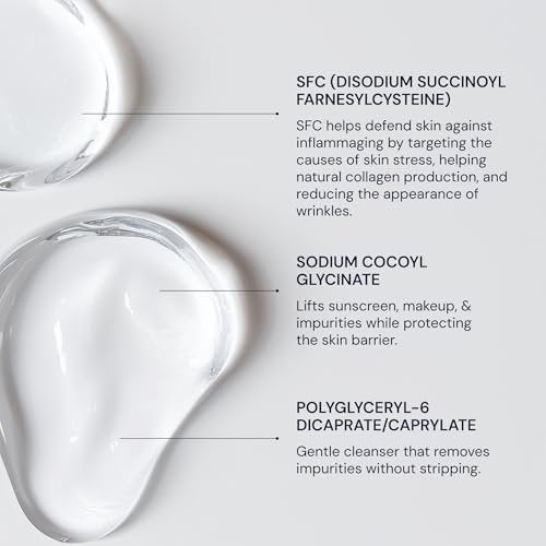 Blueprint Bryan Johnson Gentle Facial Cleanser with SFC & Hyaluronic Acid – Age-Defying Gel Cleanser for Firm, Balanced & Hydrated Skin – Vegan & Fragrance-Free (4.06 Fl Oz) Avelisse
