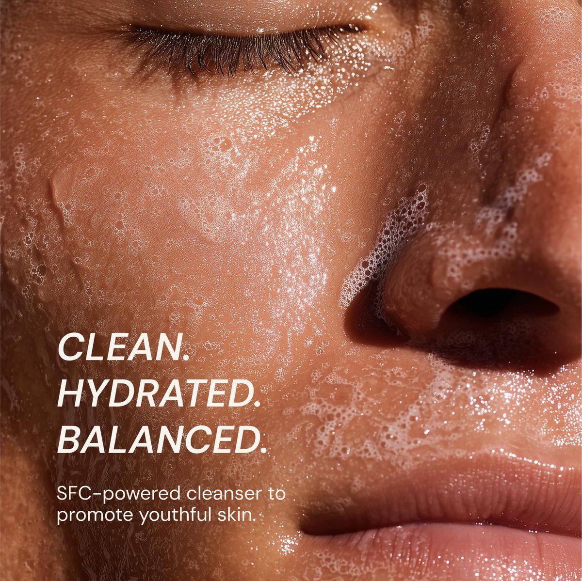 Blueprint Bryan Johnson Gentle Facial Cleanser with SFC & Hyaluronic Acid – Age-Defying Gel Cleanser for Firm, Balanced & Hydrated Skin – Vegan & Fragrance-Free (4.06 Fl Oz) Avelisse